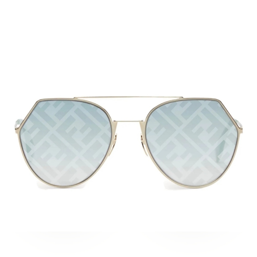 Fendi Aviator reflective sunglasses 👓
